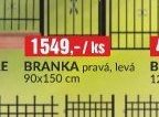 Branka pravá, levá 90x150 cm