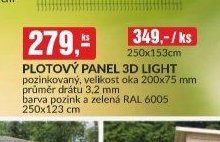 Plotový panel 3D Light 250x123 cm