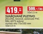 Svařované pletivo 10x1.0 m