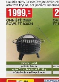Ohniště Deep Bowl FT-83024