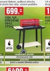 Gril na dřevěné uhlí 19562