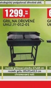 Gril na dřevěné uhlí JY-012-01
