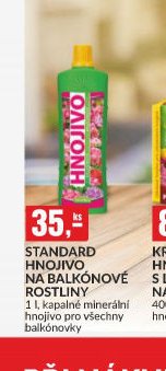 STANDARD HNOJIVO NA BALKÓNOVÉ ROSTLINY