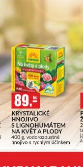 KRYSTALICKÉ HNOJIVO S LIGNOHUMÁTEM NA KVĚT A PLODY