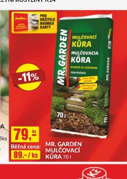 MR. GARDEN MULČOVACÍ KŮRA 70 l