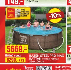 BAZÉN STEEL PRO MAX RATTAN