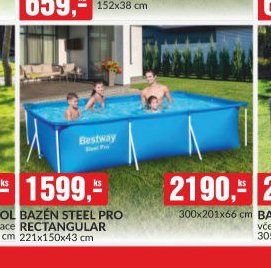 BAZÉN STEEL PRO RECTANGULAR