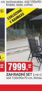 SOUPRAVA stůl + 6 křesel