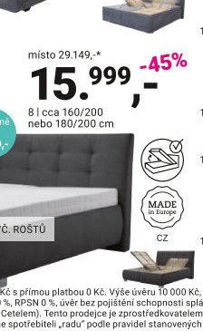 ČALOUNĚNÁ POSTEL „UNIVERSE“