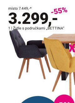 Židle s područkami BETTINA