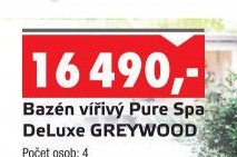 Bazén vířivý Pure Spa DeLuxe GREYWOOD