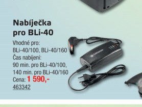 Nabíječka pro BLi-40