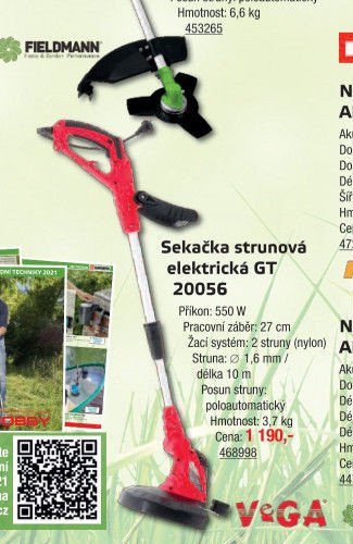 Sekačka strunová elektrická GT 20056