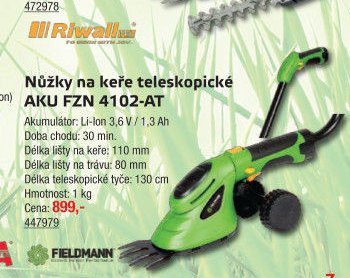 Nůžky na keře teleskopické AKU FZN 4102-AT
