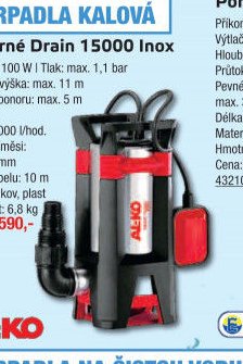 Ponorné Drain 15000 Inox