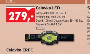 Čelovka LED