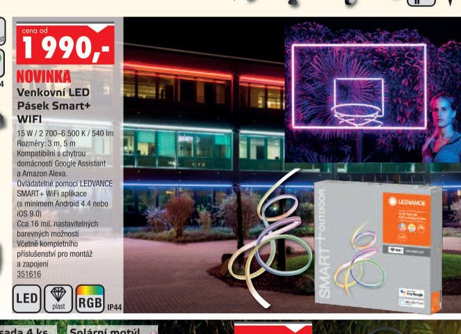 Venkovní LED pásek Smart+ WIFI