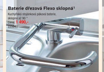 Baterie dřezová Flexo sklopná