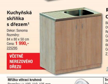Kuchyňská skříňka s dřezem