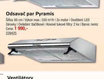 Odsavač par Pyramis