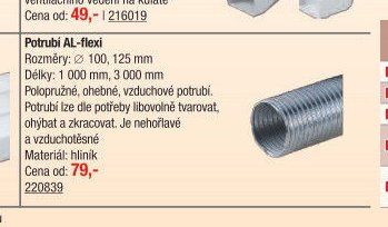Potrubí AL-flexi