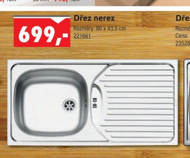 Dřez nerez