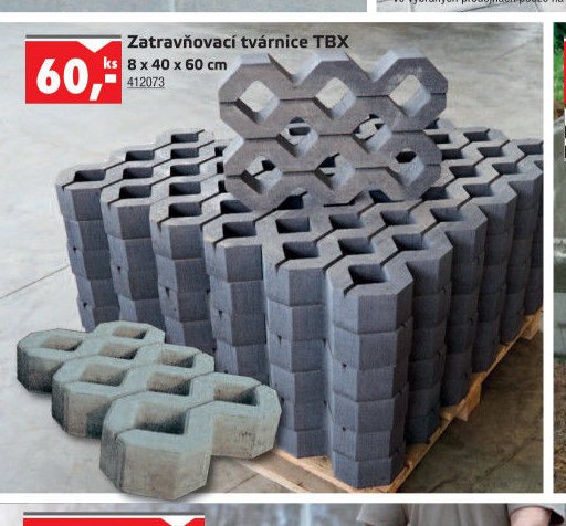 Zatravňovací tvárnice TBX