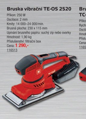 Bruska vibrační TE-OS 2520