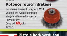 Kotouče rotační drátěné