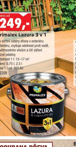 Primalex Lazura 3 v 1
