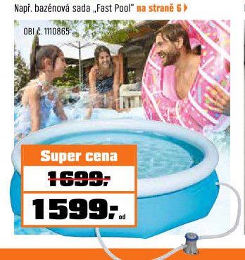 bazénová sada „Fast Pool“
