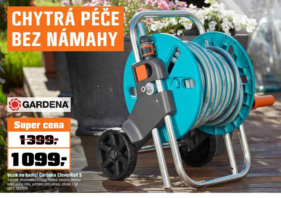 Vozík na hadici Gardena CleverRoll S