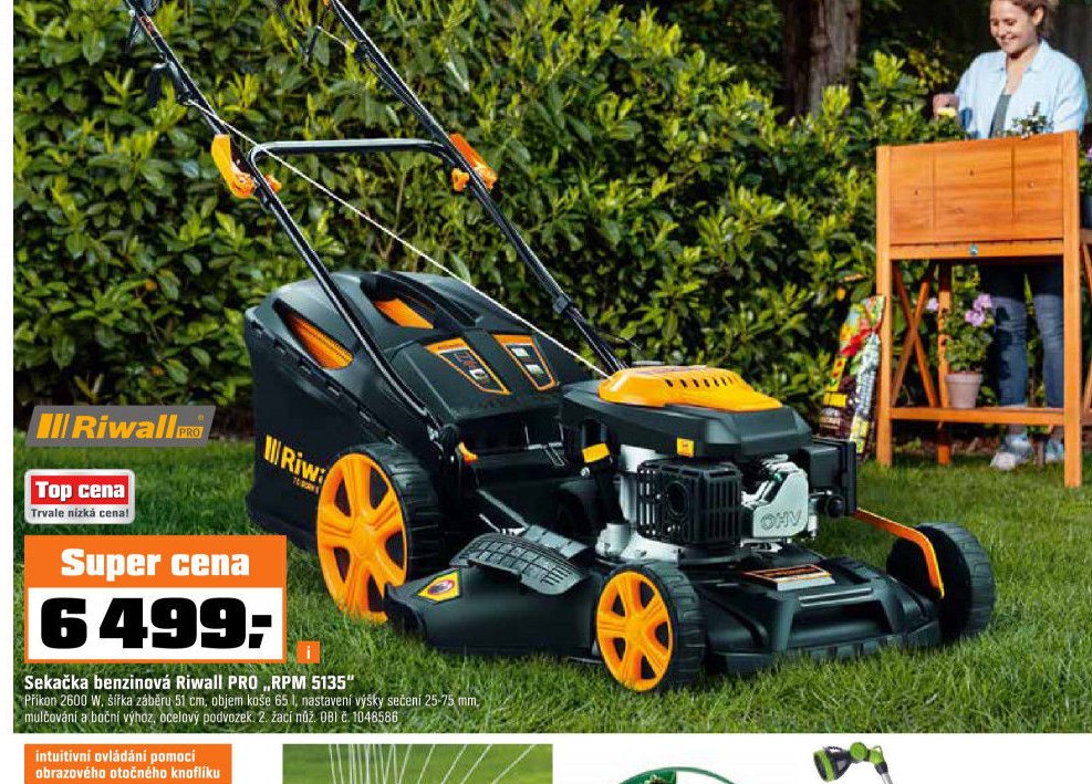 Sekačka benzinová Riwall PRO RPM 5135