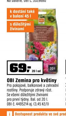 OBI Zemina pro květiny