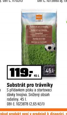 Substrát pro trávníky