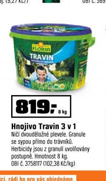 Hnojivo Travin 3 v 1