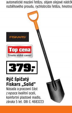 Rýč špičatý Fiskars Solid