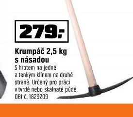 Krumpáč 2,5 kg s násadou