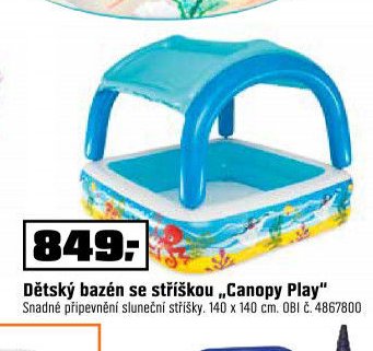 Dětský bazén se stříškou Canopy Play