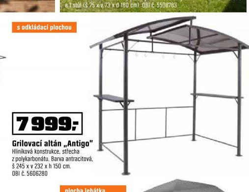 Grilovací altán „Antigo“