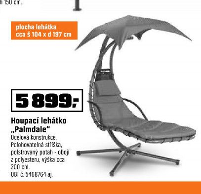 Houpací lehátko „Palmdale“