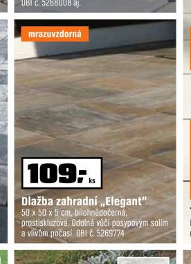 Dlažba zahradní „Elegant“