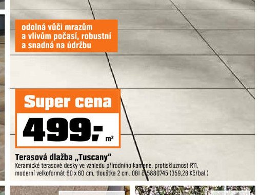 Terasová dlažba „Tuscany“