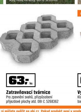 Zatravňovací tvárnice