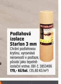 Podlahová izolace Starlon 3 mm