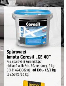 Spárovací hmota Ceresit „CE 40“