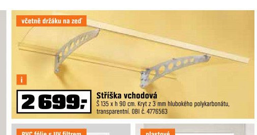 Stříška vchodová