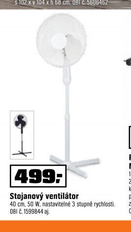 Stojanový ventilátor