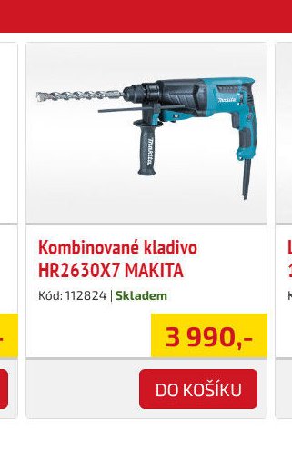 Kombinované kladivo HR2630X7 MAKITA