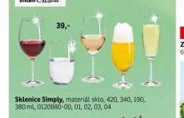 Sklenice Simply